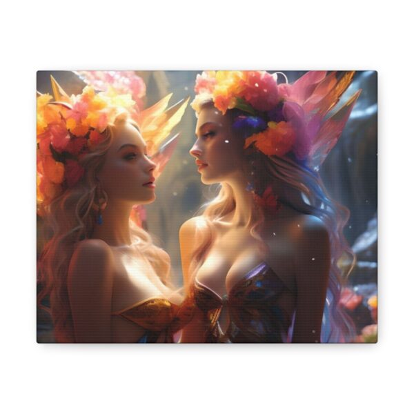 ✨ Luminous Desires – The Twin Sidhe Canvas Fantasy ✨