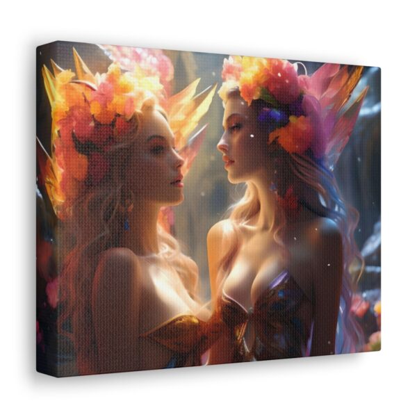 ✨ Luminous Desires – The Twin Sidhe Canvas Fantasy ✨