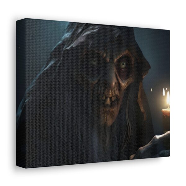 Dare to Embrace the Darkness with Our Scary Night Hag Canvas