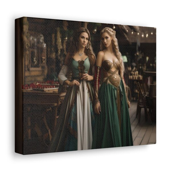 ✨ Stone & Seduction – The Tale of Two Sexy Female Dwarves on Canvas ✨
