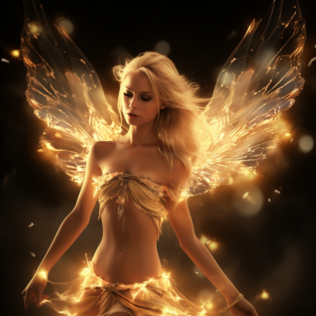 Blonde Fire Fairy