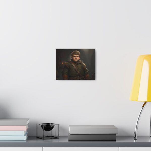 Discover the Untold Power of Youth and Craftsmanship with Our Teenage Dwarf Canvas Art!