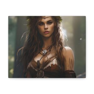 ✨ Enchanting Wilderness – The Sexy Female Druid Canvas Experience ✨
