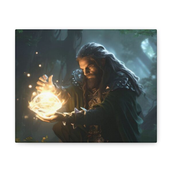 Unlock the Secrets of Nature: Own the Druid Casting a Spell Canvas Today!
