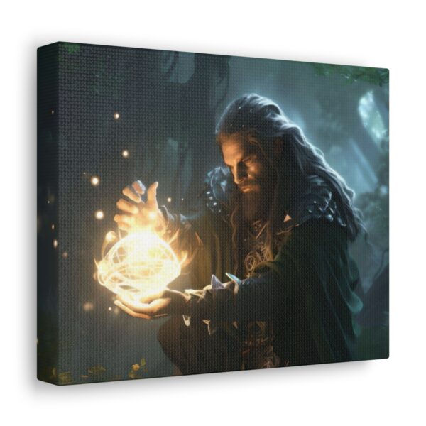 Unlock the Secrets of Nature: Own the Druid Casting a Spell Canvas Today!