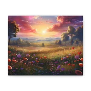 Discover the Unseen World with Our Magical Meadow Canvas Print