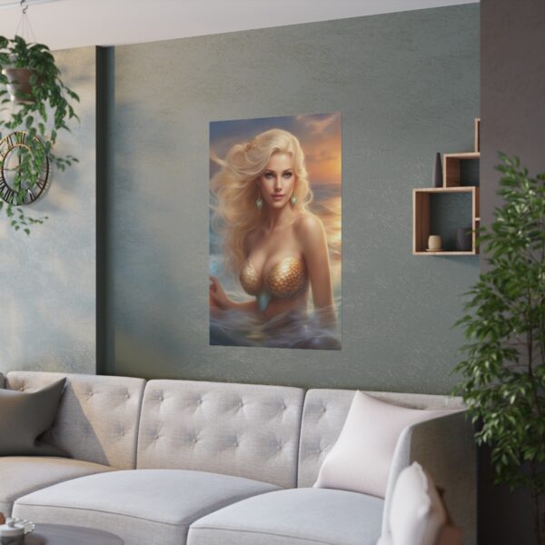 🧜‍♀️ Embrace Your Inner Mermaid: The Blonde Mermaid Poster You Can’t Resist 🧜‍♀️